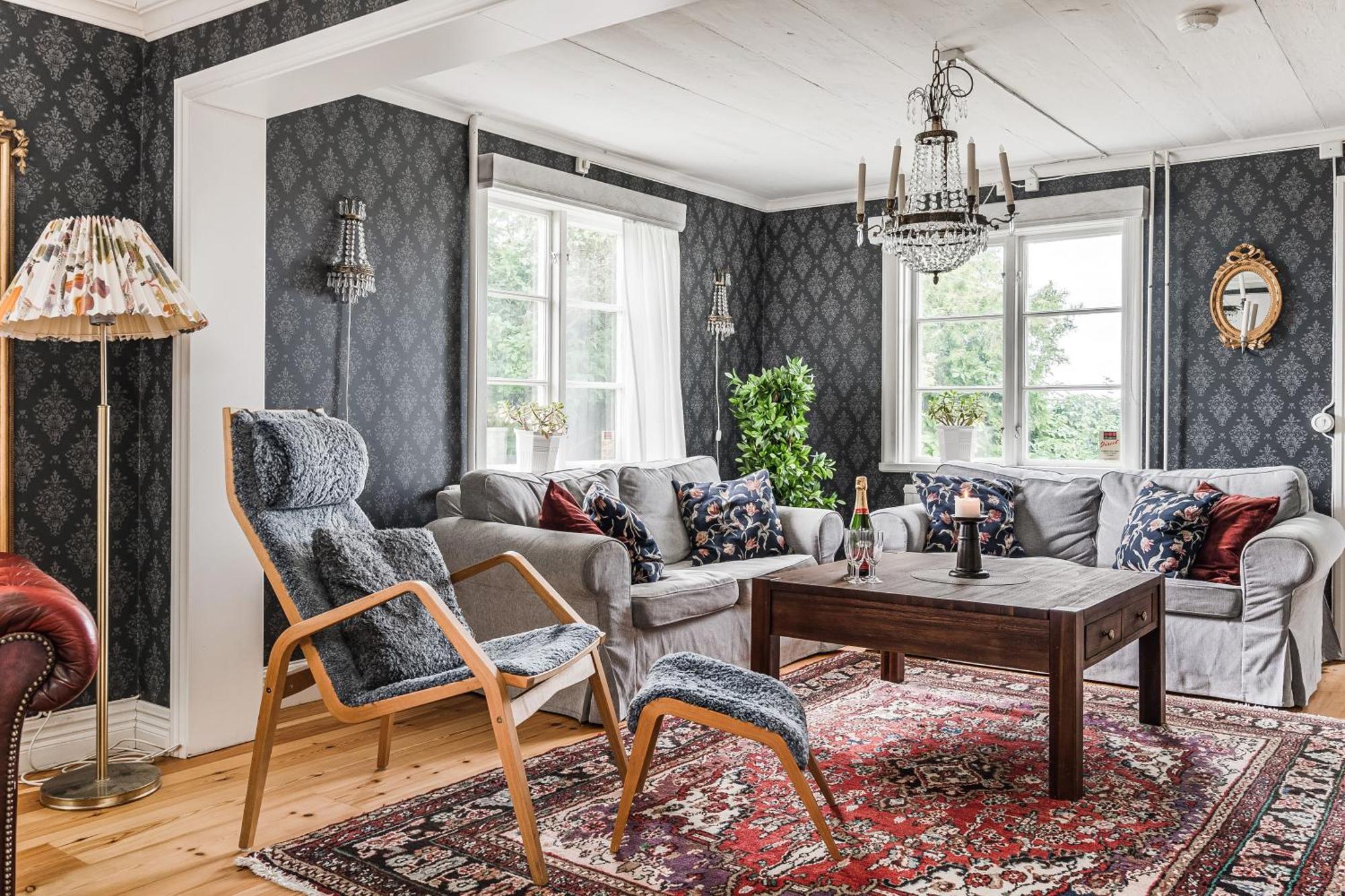 Stubbegarden - Unique Swedish Style With Fireplace 바드스테나 외부 사진